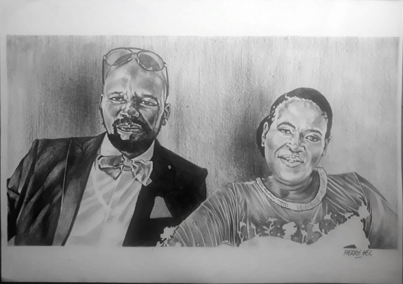 Couple portrait for Carl by Pierre Nel