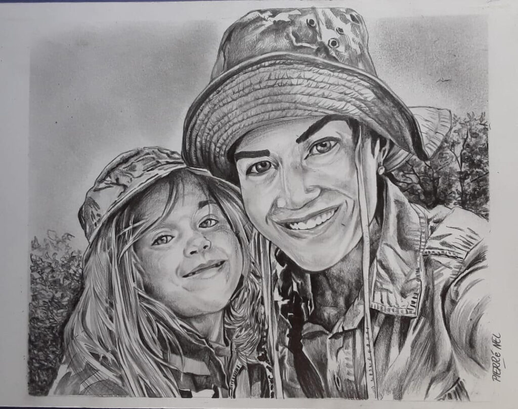 Mother and daughter by Pierre Nel