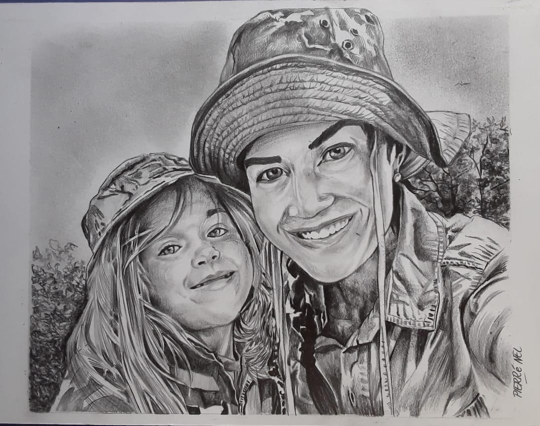 Mother and daughter by Pierre Nel