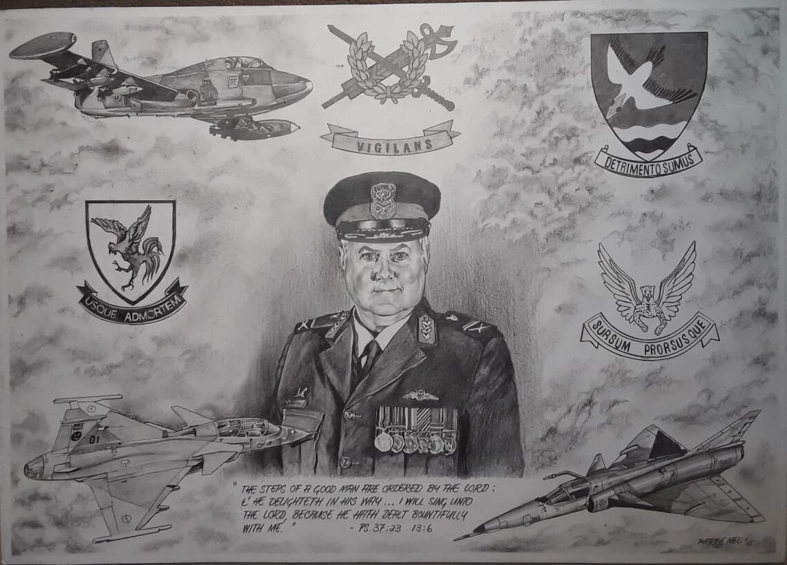 South African Air Force portrait by Pierre Nel