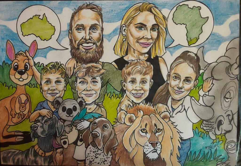 Maureen’s family by Pierre Nel