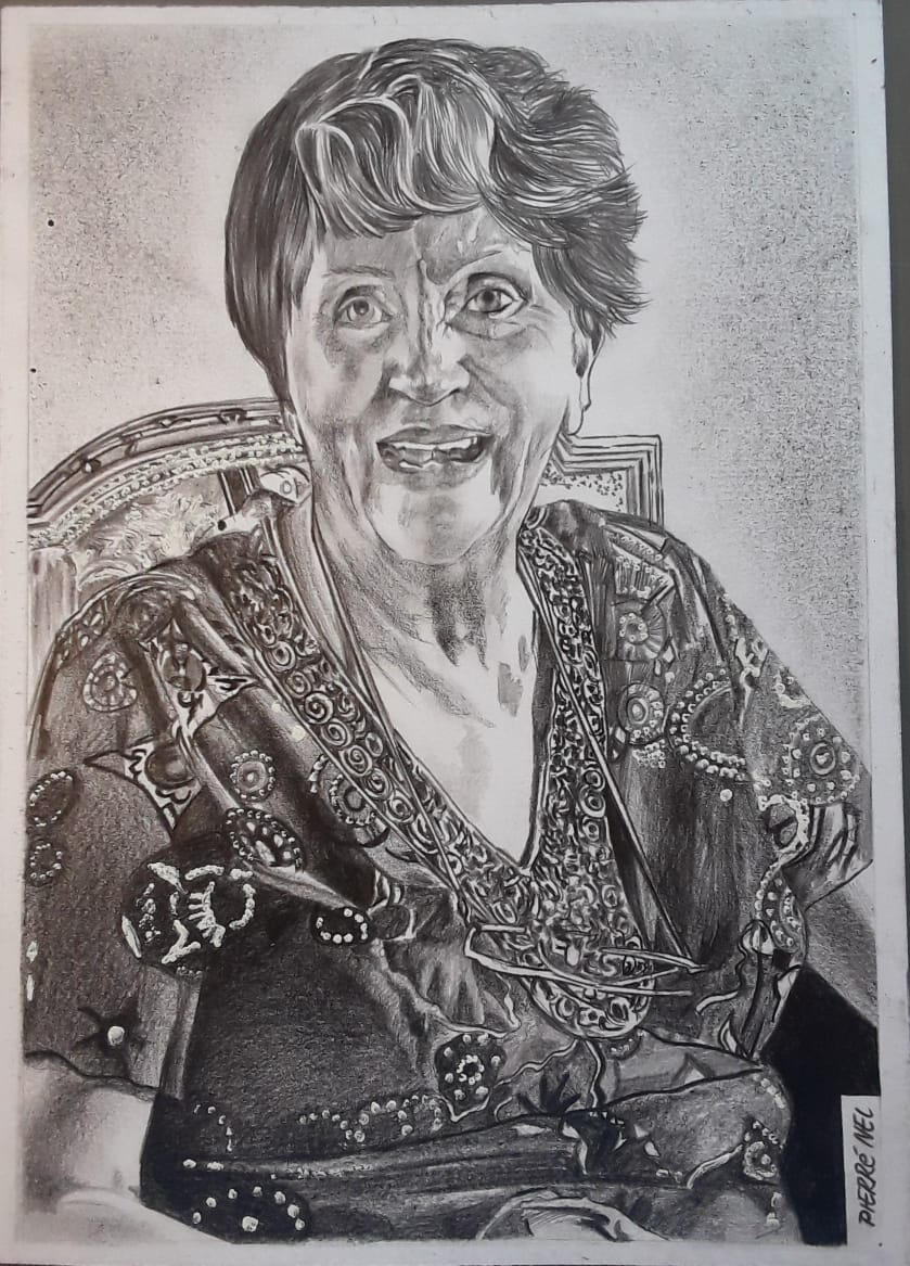 Portrait for Zoya by Pierre Nel