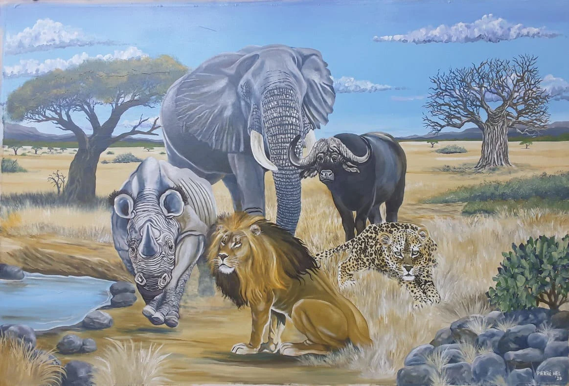 In the wild — original artwork by Pierre Nel