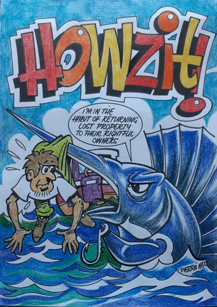 Howzit! — original artwork by Pierre Nel